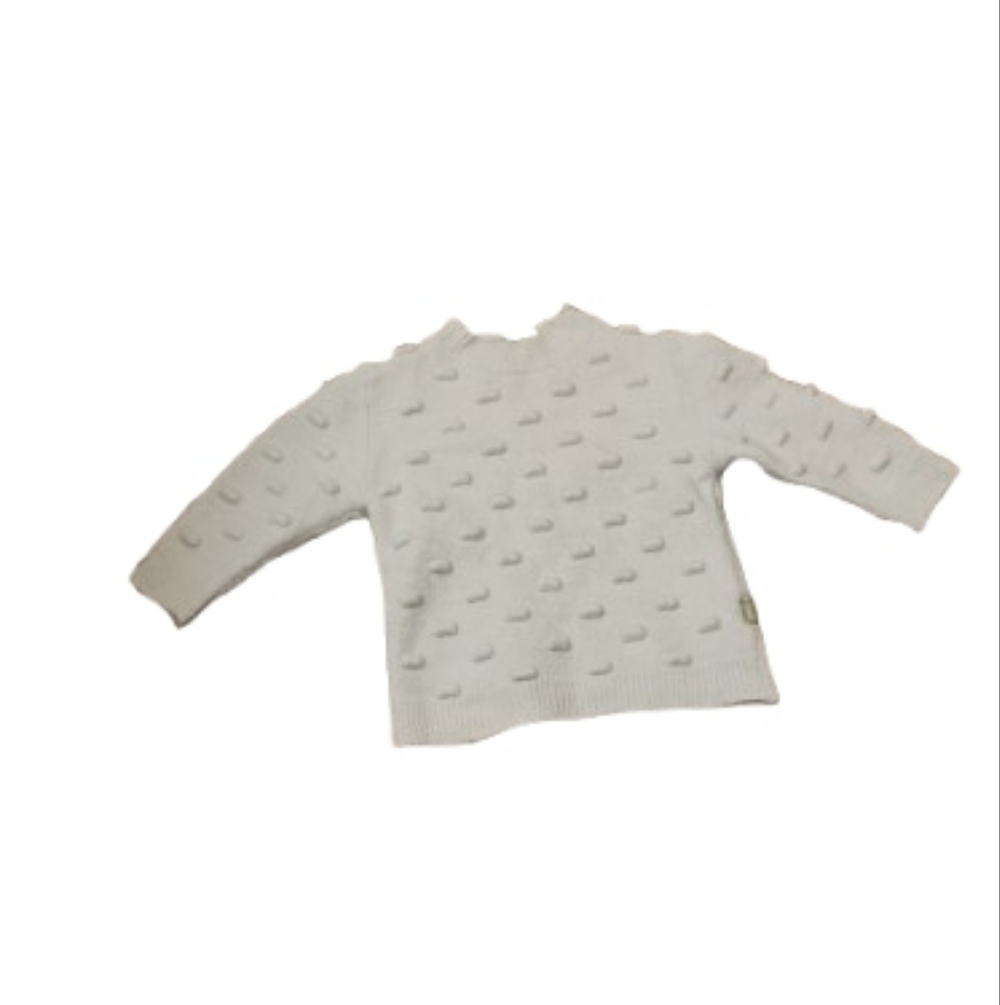Nui Baby Organic Merino Wool 3d Long Sleeve Sweater Sz 12 - 18 Mos